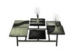 TABLE DE SALON VERT NOIR