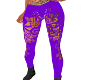 sexy purple lace pants