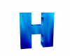 lettera azzurra H