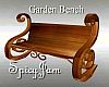 A Garden Wooden Bench