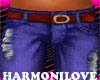 HL RIPPED PURPLE JEANS