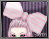 *sum White/Pink Bow
