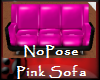 [tes]NoPose PinkPvC Sofa
