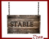 stable sign