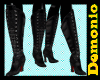Gothic Black Boots Girl