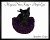 Black Kitty w/Purp Eyes