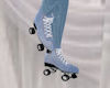 Faded Denim RollerSkates