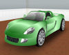 Animated Mint Green Car
