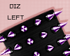 !!D Ankle Spike Purple L