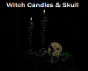 Witch, Candles & Skull
