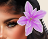 Hair Flower Lilac