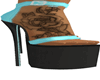 Blue Rose Heels
