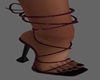 Black/purple heels cpl