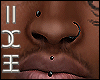 AsteriBlack nose piercin