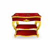 Red N Gold antique table