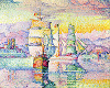 Painting by Paul Signac