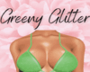 Greeny Glitter Bikini