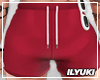 [Y] Pool Shorts Red