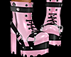 Pink Strap Boots  Docs