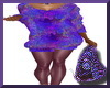 Purple Dress W/stockings