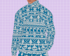 Xmas Sweater Blue | STEM