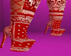 Red Bandana Boots