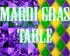 ! Mardi Gras Table
