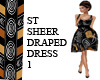 ST SHEER DRAPED DRESS 1