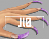 Baddie | Nails Purple