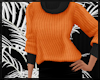 Orange / Black Sweater ~