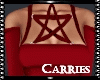 C Pentagram Red XL