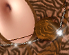 Brown Rose Bellychain