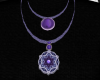 Purple Pentacle Necklace