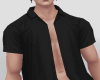 |Anu|Black Open Shirt*