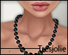 tj:. Black pearl necklac