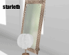 White Lamp With Mirror