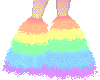 Pastel Rainbow Boots