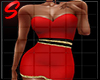 Red Gold Sexy Dress