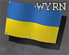 W | Ukrainian Flag
