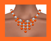 Orange Diamond Necklace