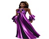 Purple Maternity Gown