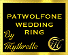 PATWOLFONE WEDDING RING