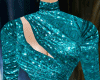 Val Teal Gown