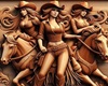 Cowgirls Carving