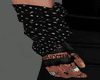 !M! HAND BANDANA BLK=WHT