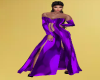 Long Purple Heart Dress