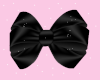 !C! BABY DOLL BOW BLK