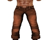 Brown Muscel Jeans