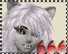 (666) Evil sliver kitty