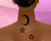 J! MoonStars Back Tattoo